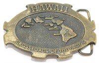 Vintage Hawaii “Crossroads of the Pacific” Brass