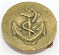 Vintage Solid Brass U.S. Navy Nautical Belt
