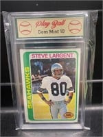 1978 Topps Steve Largent Football Card Graded 10!