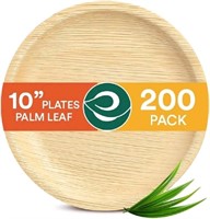 ECO SOUL 100% Compostable 10 Inch Round Palm Leaf