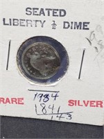 1841 SEATED LIBERTY 1/2 DIME