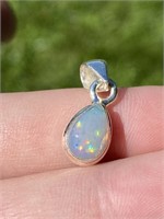 Rock, Crystal, Natural, Jewelry, Pendant, Sterling