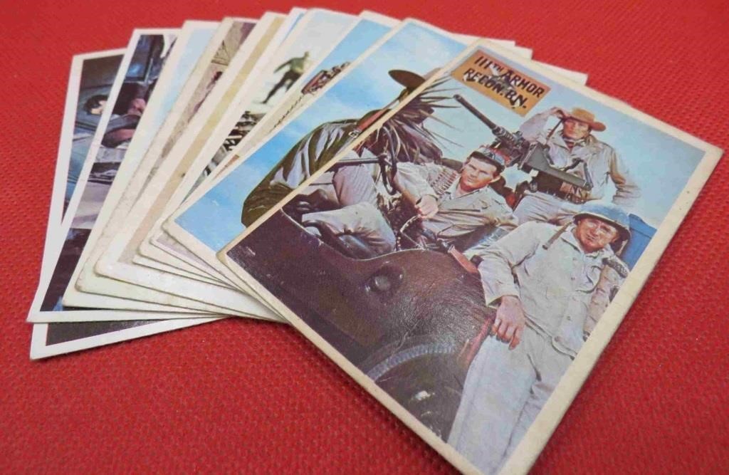 1966 Rat Patrol Lot 10 Topps Canada Trading Cards