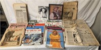 Vintage Magazines, Newspapers, Autographs