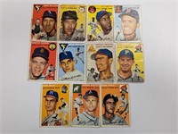 1954 Topps Baseball 10 Diff LG Bobby Shantz