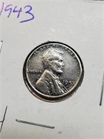 Uncirculated 1943 Steel Wheat Penny