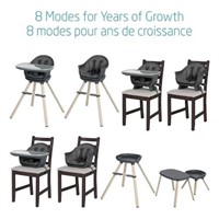 Maxi Cosi Moa 8 in 1 high chair - Beyond Graphite