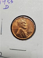 BU 1955-D Wheat Penny