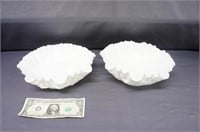 2 Imperial Milk Glass Bowls