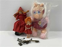 Misc Dolls (Knickerbacker Toy, Miss Piggy)