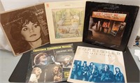 Vinyl records. Linda Ronstadt, Genesis, Elton