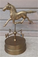 Brass Horse Weathervane - Musical