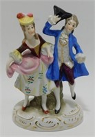 * Antique German Porcelain Hand Decorated Couple