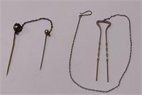 Antique Chain Hook Hair Pin & Chain Cloak