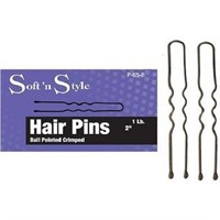 Soft 'N Style Bronze Hair Pin  1 Lb  2 Count