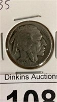 1935 buffalo nickel coin