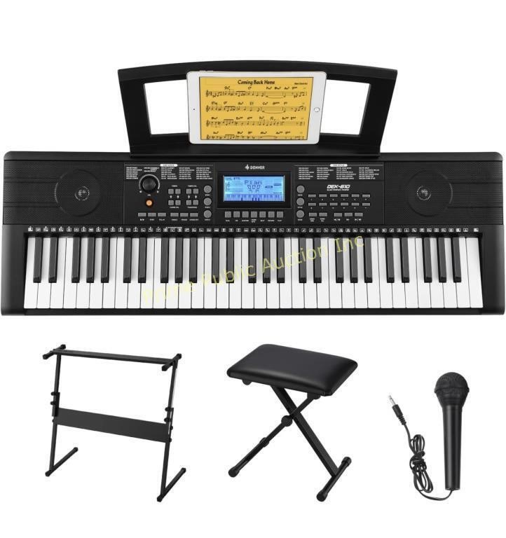 Donner $174 Retail 61 Key Piano Keyboard for