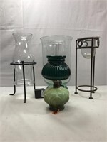Various Household Candle Holders, Lamp and More