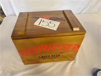 Budweiser Lager Beer Wooden Cooler