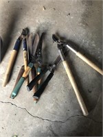 Group of pruners and clippers