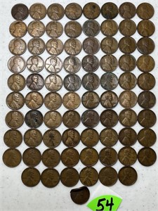 (79) Wheat Cents 1909-1929