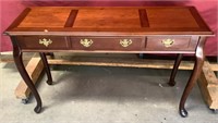 Beautiful Mahogany Hall/Sofa Table, Faux Drawers