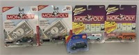 4 Johnny Lightning Monopoly Cars & Siku Car