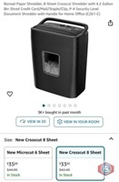 New 10 pcs; Bonsaii Paper Shredder, 8-Sheet