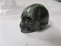 Carved Gemstone Skull 463 TCW (Malicite)