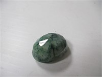 Brazilian Emerald 77.55 TCW Oval Cut Opaque