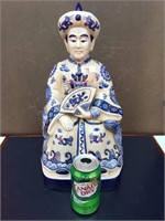 Large Handpainted Porcelain Asian Man Figurine "19