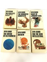 Six Ayn Rand vintage chapter books