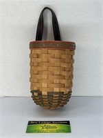 Longaberger Hanging rounded multicolored basket