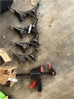 (4) Craftsman Corner Clamps + Hand Clamp