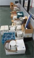 Very large group/truck load of assorted glasses,