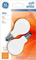 GE A15 Ceiling Fan Decorative Light Bulb A111
