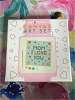 ART 101 GALLERY MOM I LOVE YOU CANVAS ART SET A111