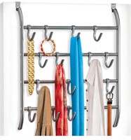 LYNK® Over Door Hooks Rack - 16 Hook Over Door