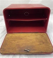 Vintage Metal Beauty Box Bread Box