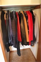 Closet full of Coats & Jackets