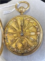 18K Joseph Johnson Liverpool pocket watch.