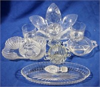 Assorted glassware