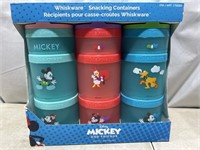 Whiskware Snacking Containers Mickey And Friend
