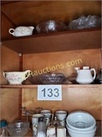 CONTENTS OF CABINET IN KITCHEN