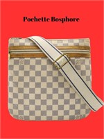 LV Damier Azur Shoulder Bag Pochette Bosphore