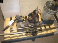 1.5 ton lever chain hoist, qty of assorted gauges