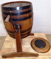 Dobson Mfg. Manual Wooden Barrel Butter Churn