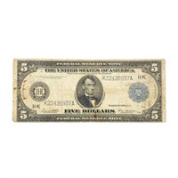 1914 LG $5 Fed Res Note