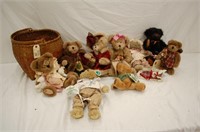 Boyd's Bears W/ Various Other Bears In Basket