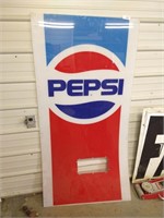 Acrylic Pepsi Machine Front
